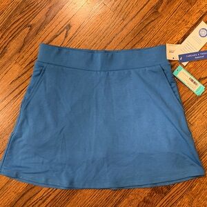 Lisette Modal Terry Skort NWT Blue Small